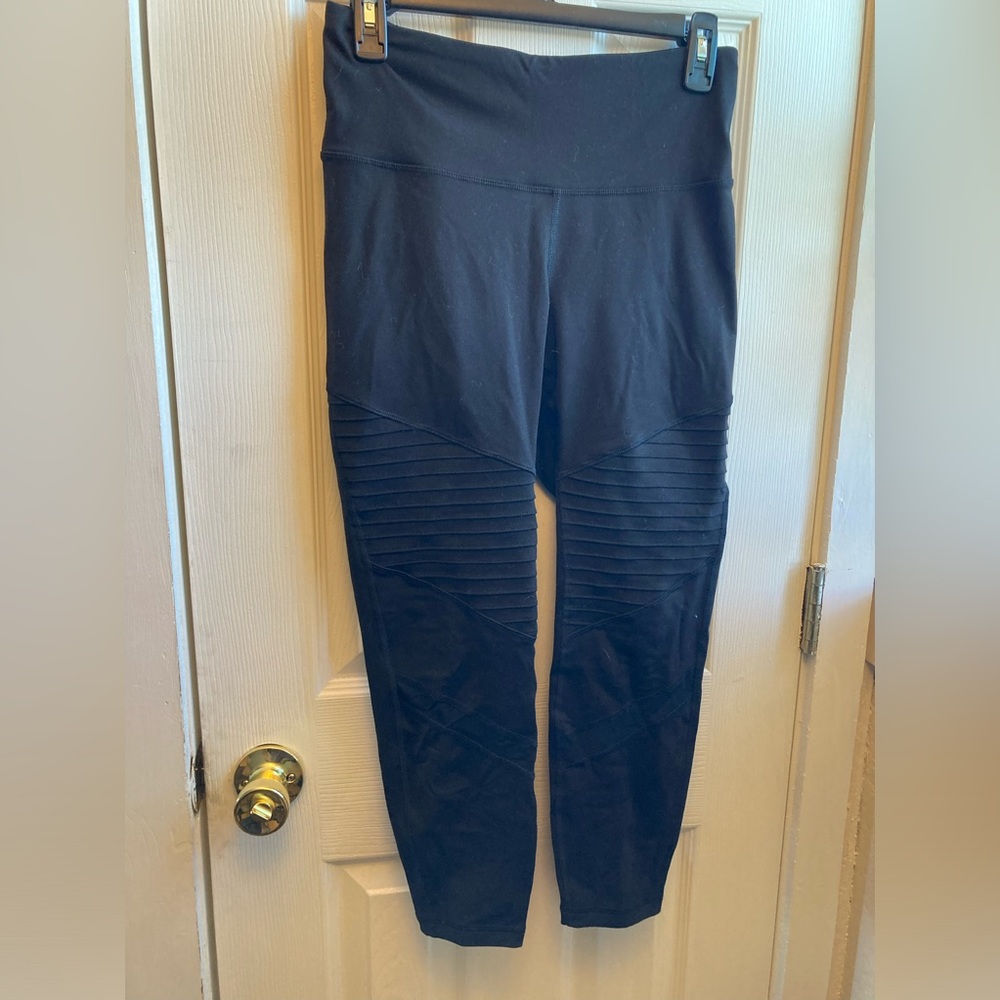 Old Navy Black Moto athletic Leggings